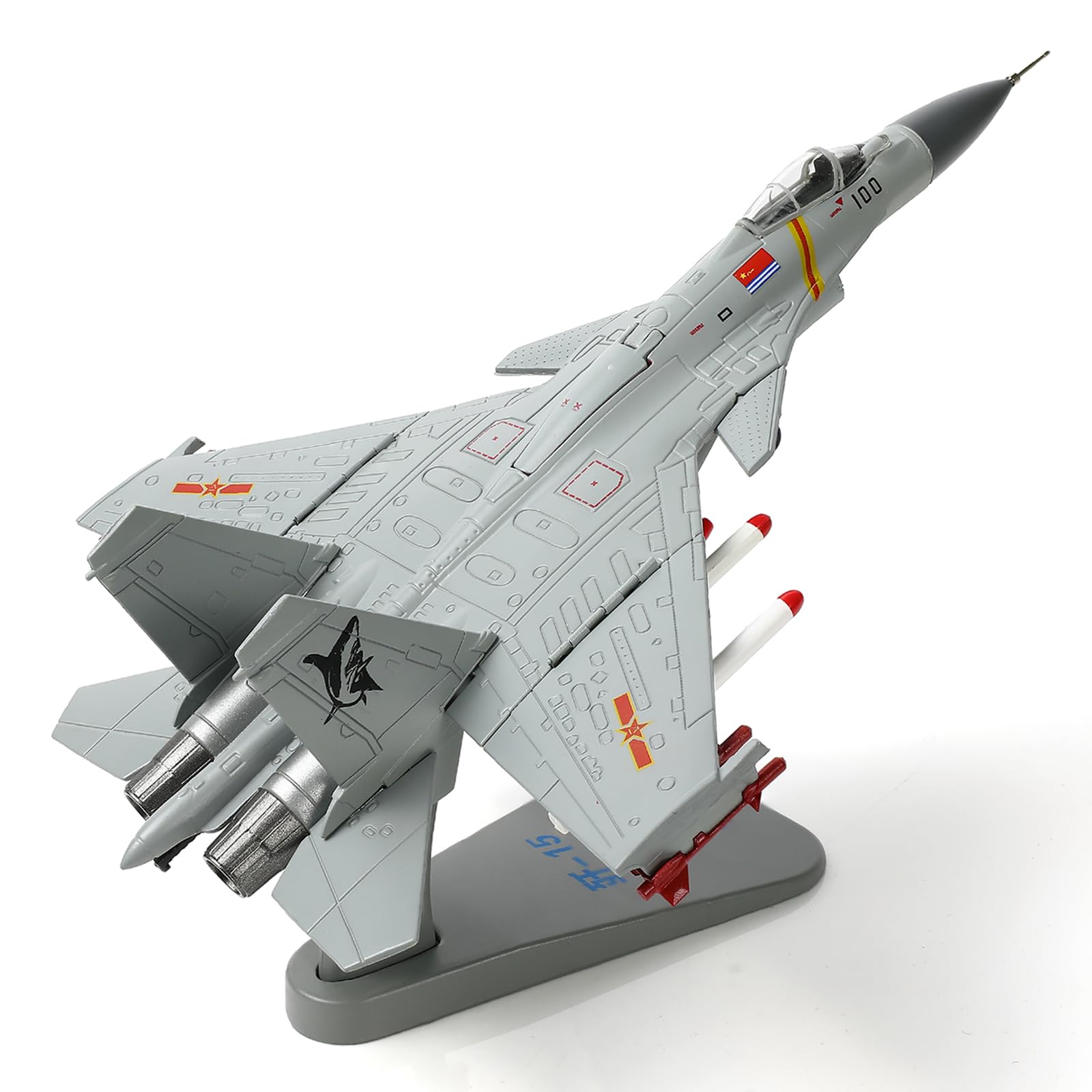 Amazon.com: NUOTIE 1/100 J15 Flying Shark Carrier-Based Military